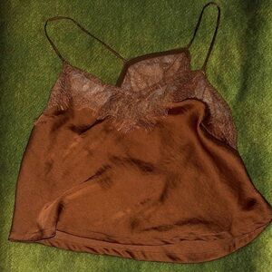 free people copper lace cami